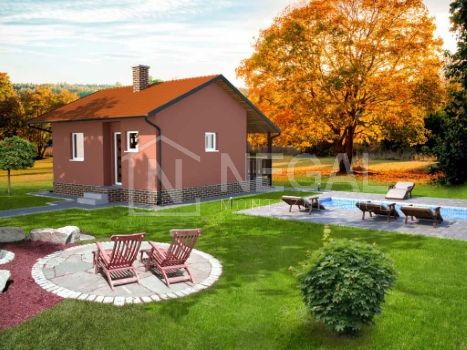 Montažna kuća Klasik Negal Ivanjica | Tip Montažne kuće 44b