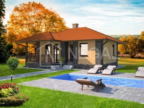 Montažna kuća Klasik Negal Ivanjica | Tip Montažne kuće 57