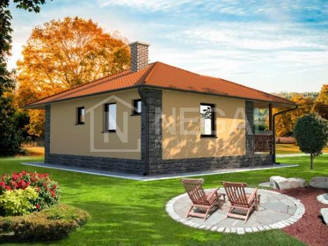 Montažna kuća Klasik Negal Ivanjica | Tip Montažne kuće 57